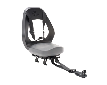 Porte-bébé à montage sur porte-bagages avec pieds YEPP JUNIOR BUDGET Argent