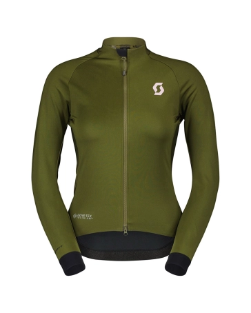 Veste coupe-vent Femme RC PRO WARM GORE-TEX WINDSTOPPER Vert Sapin/Rose