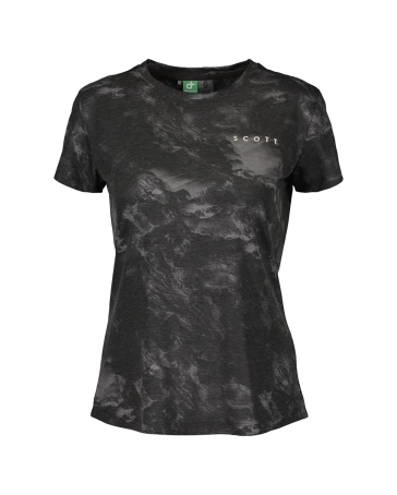 T-shirt manches courtes Femme DRI TIE DYE Noir