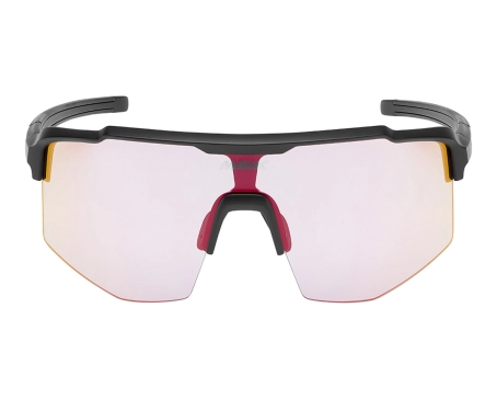 Lunettes Unisexe MVS SHIELD Noir/Rouge Photochromique