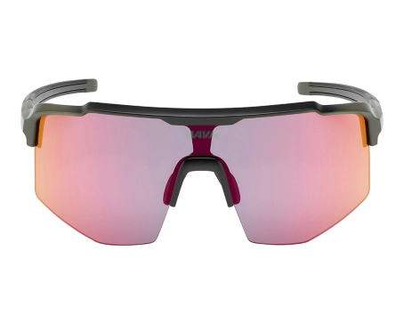 Lunettes Unisexe MVS SHIELD Khaki/Rouge Catégorie 2