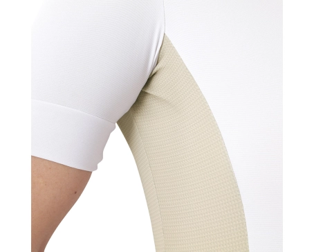 Maillot manches courtes Femme AKSIUM GRAPHIC Poivre Blanc