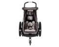 Remorque pour enfant MONO S BS-C09 Gris/Beige/Anthracite - Image 2/8