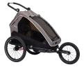Remorque pour enfant MONO S BS-C09 Gris/Beige/Anthracite - Image 5/8