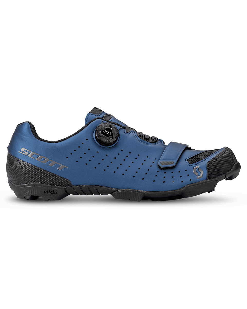 Chaussures VTT Homme MTB COMP BOA® Bleu/Noir