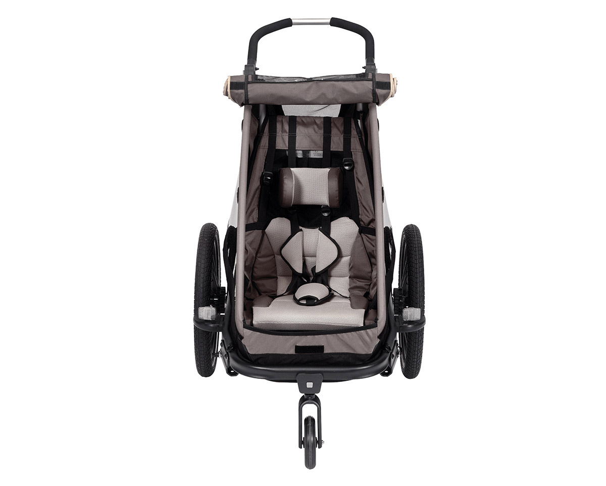 Remorque pour enfant MONO S BS-C09 Gris/Beige/Anthracite