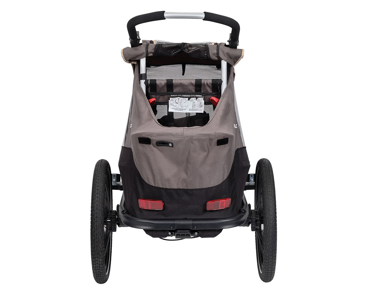 Remorque pour enfant MONO S BS-C09 Gris/Beige/Anthracite
