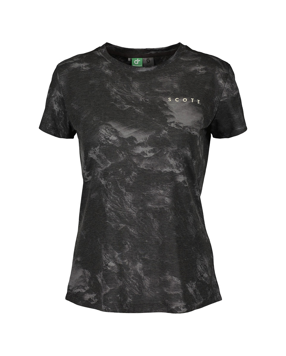 T-shirt manches courtes Femme DRI TIE DYE Noir
