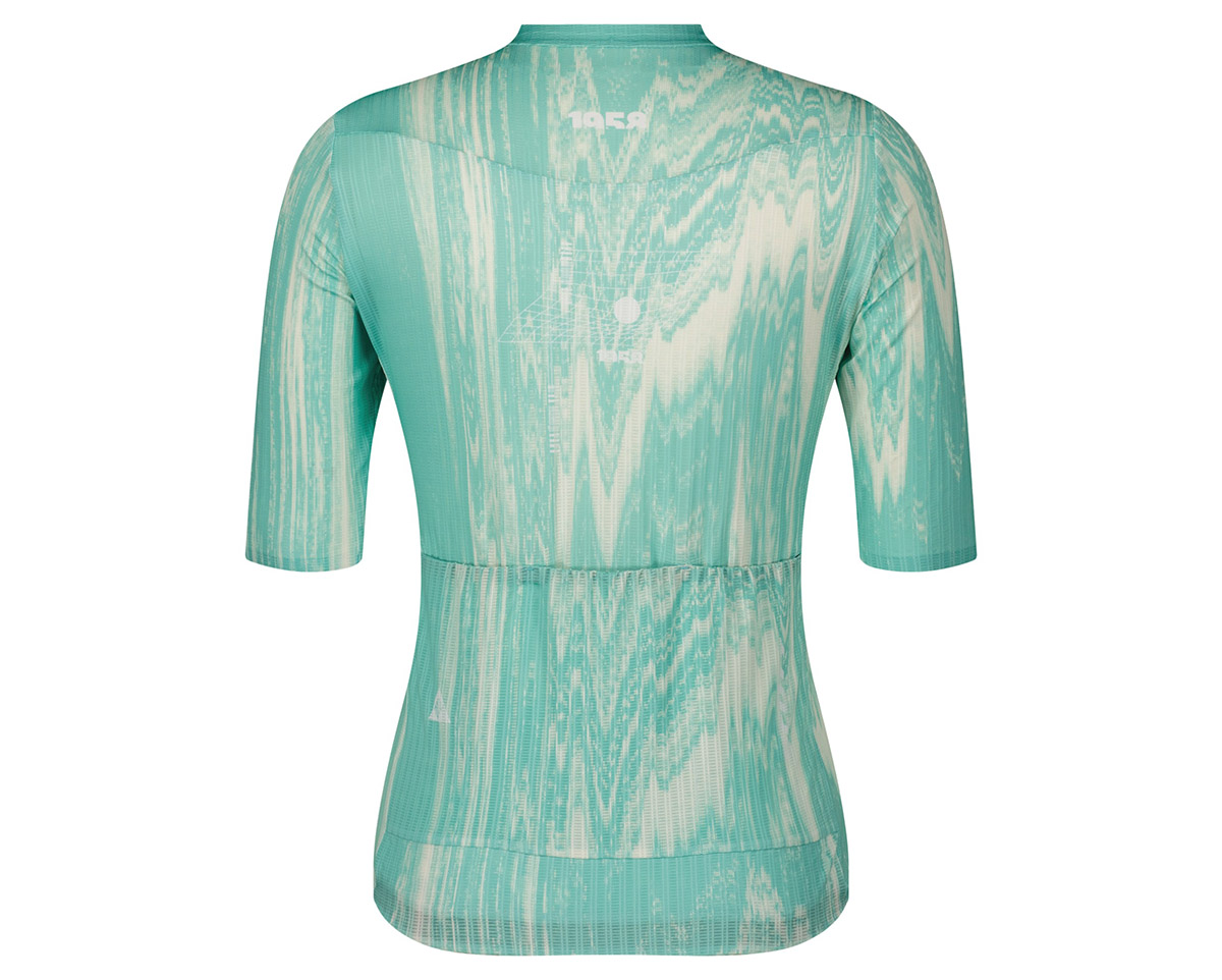Maillot manches courtes Femme ULTD. SL Vert Miami/Blanc Coton