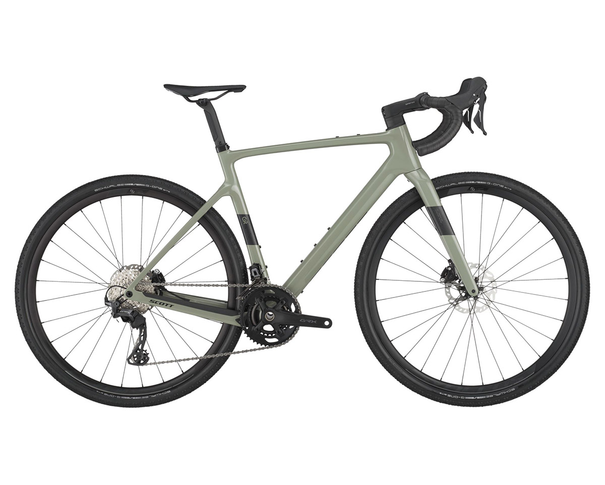 Vélo de gravel Unisexe ADDICT GRAVEL 50 Vert Sous-bois