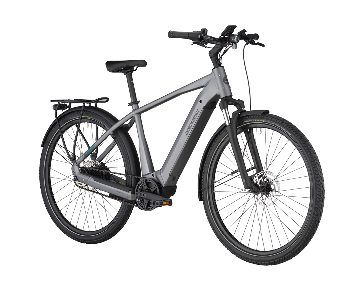 VTC électrique Unisexe E-HORIZON TOUR 35 BELT Titane/Argent