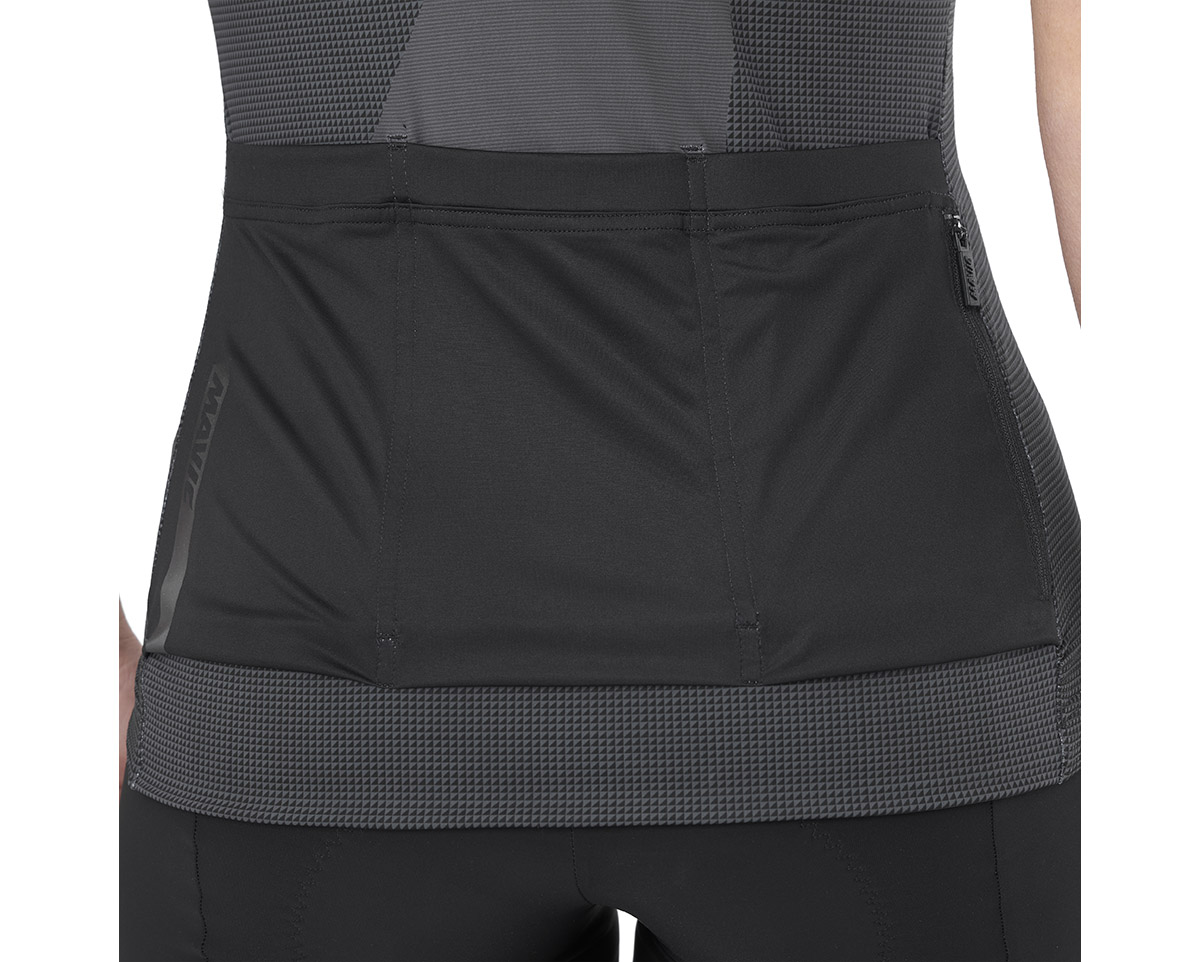 Maillot manches courtes Femme AKSIUM GRAPHIC Noir